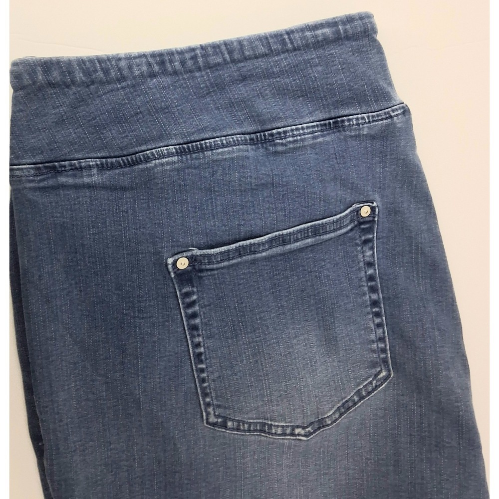 Belle By Kim Gravel Bermuda Shorts Women's Size 20W Frayed Hem TripleLuxe - Picture 12 of 14